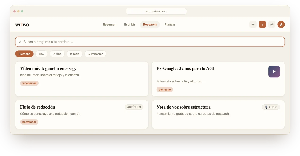 Bandeja de investigación